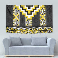 Yellow Taniko Aotearoa Tapestry Niho Taniwha Mix Poutama LT14 - Polynesian Pride