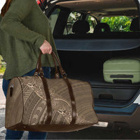 Brown Polynesia Plumeria Tattoo Travel Bag LT14 - Polynesian Pride