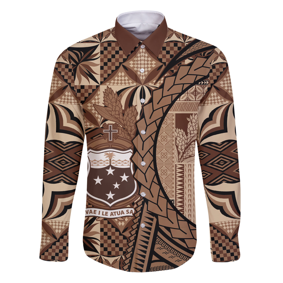 Samoa Siapo Family Matching Puletasi and Hawaiian Shirt Happy Independence Day Vintage Vibes