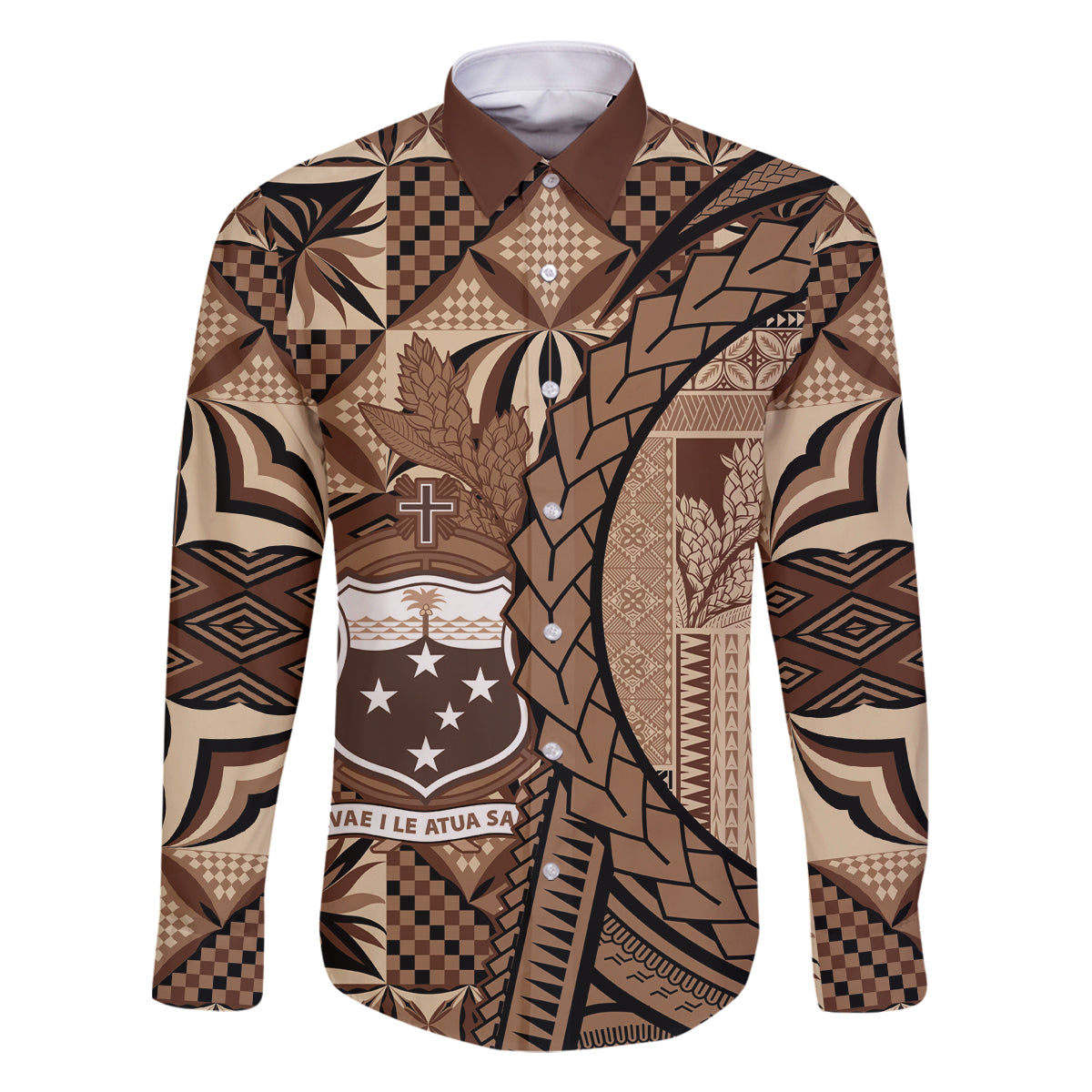 Samoa Siapo Family Matching Tank Maxi Dress and Hawaiian Shirt Happy Independence Day Vintage Vibes