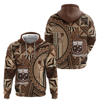 Samoa Siapo Zip Hoodie Happy Independence Day Vintage Vibes