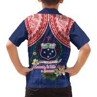 Samoan Independence Day Kid Hawaiian Shirt Manuia Le Tutoatasi O Samoa