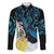 New Zealand Silver Fern Tui Bird Family Matching Summer Maxi Dress and Hawaiian Shirt Maori Kowhai Paua Shell Taniko Motifs
