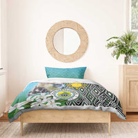 Cotabato Philippines Province Bedding Set Filipino Eagle Sampaguita Tinalak Pattern