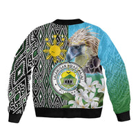 Cotabato Philippines Province Bomber Jacket Filipino Eagle Sampaguita Tinalak Pattern LT14 - Polynesian Pride