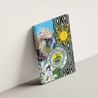Cotabato Philippines Province Canvas Wall Art Filipino Eagle Sampaguita Tinalak Pattern