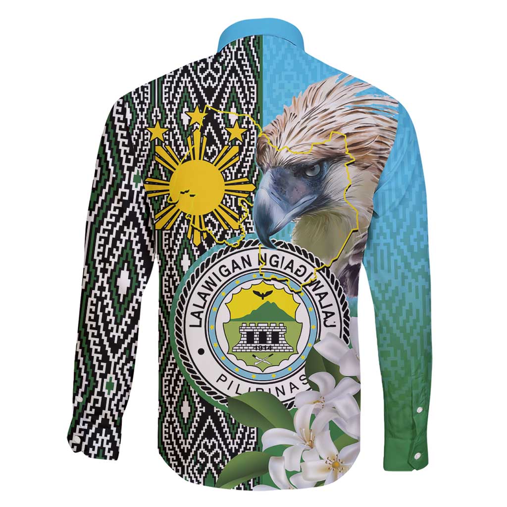 Cotabato Philippines Province Family Matching Short Sleeve Bodycon Dress and Hawaiian Shirt Filipino Eagle Sampaguita Tinalak Pattern
