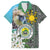 Cotabato Philippines Province Family Matching Summer Maxi Dress and Hawaiian Shirt Filipino Eagle Sampaguita Tinalak Pattern