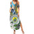 Cotabato Philippines Province Family Matching Summer Maxi Dress and Hawaiian Shirt Filipino Eagle Sampaguita Tinalak Pattern