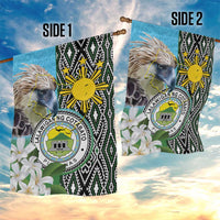 Cotabato Philippines Province Garden Flag Filipino Eagle Sampaguita Tinalak Pattern