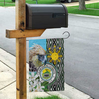 Cotabato Philippines Province Garden Flag Filipino Eagle Sampaguita Tinalak Pattern