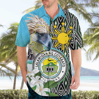 Cotabato Philippines Province Hawaiian Shirt Filipino Eagle Sampaguita Tinalak Pattern LT14 - Polynesian Pride