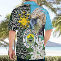 Cotabato Philippines Province Hawaiian Shirt Filipino Eagle Sampaguita Tinalak Pattern LT14 - Polynesian Pride