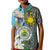 Cotabato Philippines Province Kid Polo Shirt Filipino Eagle Sampaguita Tinalak Pattern