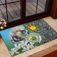 Cotabato Philippines Province Rubber Doormat Filipino Eagle Sampaguita Tinalak Pattern