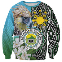 Cotabato Philippines Province Sweatshirt Filipino Eagle Sampaguita Tinalak Pattern