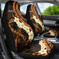 Liver Cancer Awareness Month Car Seat Cover Awareness Is Key Orange Polynesian Ribbon