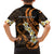Liver Cancer Awareness Month Family Matching Tank Maxi Dress and Hawaiian Shirt Awareness Is Key Orange Polynesian Ribbon