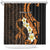 Liver Cancer Awareness Month Shower Curtain Awareness Is Key Orange Polynesian Ribbon