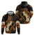 Liver Cancer Awareness Month Zip Hoodie Awareness Is Key Orange Polynesian Ribbon