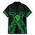 ADHD Awareness Month You Matter Family Matching Mermaid Dress and Hawaiian Shirt Green Polynesian Ribbon