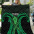 ADHD Awareness Month You Matter Quilt Green Polynesian Ribbon