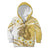Gold Hawaii Shark Tattoo Kid Hoodie Frangipani With Polynesian Pastel Version