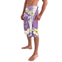 Purple Hawaii Shark Tattoo Lavalava Frangipani With Polynesian Pastel Version