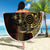 Frangipani Festival Rabaul Beach Blanket PNG Tribal Baining Mask Tattoo - Polynesian Pride