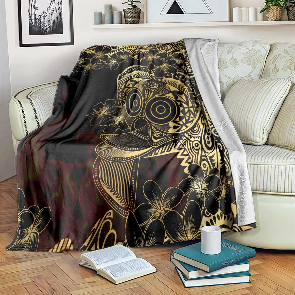 Frangipani Festival Rabaul Blanket PNG Tribal Baining Mask Tattoo LT14 Black - Polynesian Pride