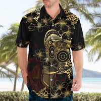 Frangipani Festival Rabaul Hawaiian Shirt PNG Tribal Baining Mask Tattoo - Polynesian Pride