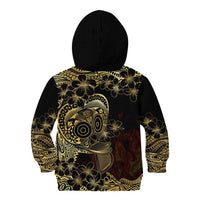 Frangipani Festival Rabaul Kid Hoodie PNG Tribal Baining Mask Tattoo - Polynesian Pride
