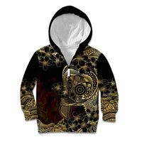 Frangipani Festival Rabaul Kid Hoodie PNG Tribal Baining Mask Tattoo - Polynesian Pride