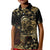 Frangipani Festival Rabaul Kid Polo Shirt PNG Tribal Baining Mask Tattoo - Polynesian Pride
