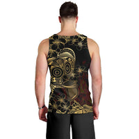 Frangipani Festival Rabaul Men Tank Top PNG Tribal Baining Mask Tattoo - Polynesian Pride
