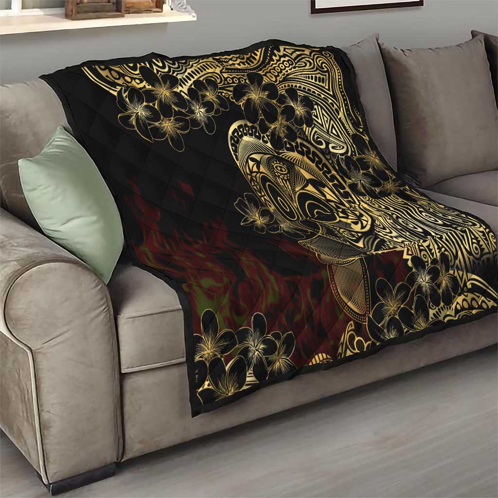 Frangipani Festival Rabaul Quilt PNG Tribal Baining Mask Tattoo - Polynesian Pride