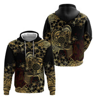 Frangipani Festival Rabaul Zip Hoodie PNG Tribal Baining Mask Tattoo - Polynesian Pride