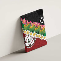 Frangipani Festival Rabaul East New Britain Canvas Wall Art Dukduk Dance With Plumeria - Polynesian Pride