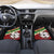 Frangipani Festival Rabaul East New Britain Car Mats Dukduk Dance With Plumeria - Polynesian Pride