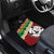 Frangipani Festival Rabaul East New Britain Car Mats Dukduk Dance With Plumeria - Polynesian Pride