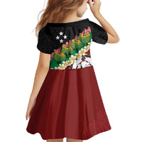 Frangipani Festival Rabaul East New Britain Family Matching Off Shoulder Maxi Dress and Hawaiian Shirt Dukduk Dance With Plumeria - Polynesian Pride