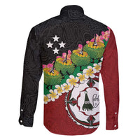 Frangipani Festival Rabaul East New Britain Family Matching Tank Maxi Dress and Hawaiian Shirt Dukduk Dance With Plumeria - Polynesian Pride