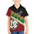 Frangipani Festival Rabaul East New Britain Kid Hawaiian Shirt Dukduk Dance With Plumeria - Polynesian Pride