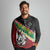 Frangipani Festival Rabaul East New Britain Long Sleeve Polo Shirt Dukduk Dance With Plumeria - Polynesian Pride