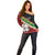 Frangipani Festival Rabaul East New Britain Off Shoulder Sweater Dukduk Dance With Plumeria - Polynesian Pride