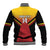 Papua New Guinea Rugby Custom Baseball Jacket Go PNG Hunters Polynesian Pattern - Polynesian Pride