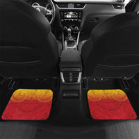 Papua New Guinea Rugby Custom Car Mats Go PNG Hunters Polynesian Pattern - Polynesian Pride