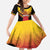 Papua New Guinea Rugby Custom Family Matching Summer Maxi Dress and Hawaiian Shirt Go PNG Hunters Polynesian Pattern - Polynesian Pride