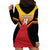 Papua New Guinea Rugby Custom Hoodie Dress Go PNG Hunters Polynesian Pattern - Polynesian Pride