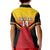 Papua New Guinea Rugby Custom Kid Polo Shirt Go PNG Hunters Polynesian Pattern - Polynesian Pride